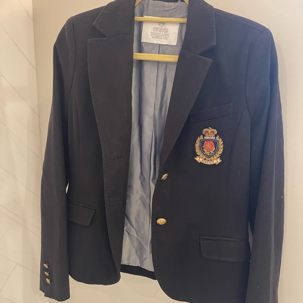 Jacket from New House, England. Navy blue.